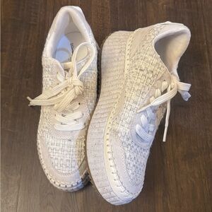 Platform White Women's Sneakers size 6.5
